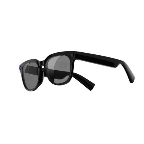Ai Smart Glasses With Camera Video Recording Bluetooth Earbuds Voice Assistant Real Time Translation Anti Blue Light Glasses