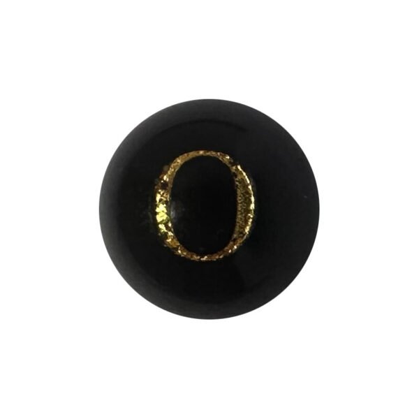 Black Onyx Initial O