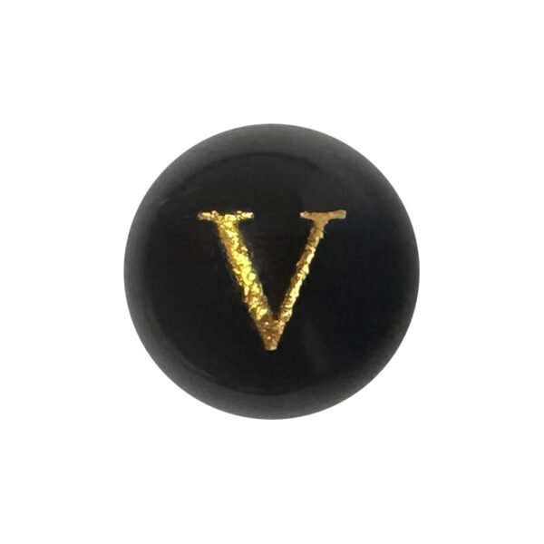 Black Onyx Initial V Black Onyx Initial V