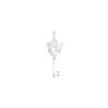 Heart Key Pendant 8.2mm Heart Key Pendant 8.2mm