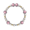 Romantic Shell Pearl & Peach Rose Quartz Harmony Bracelet – 5E2A3F Romantic Shell Pearl & Peach Rose Quartz Harmony Bracelet – 5E2A3F