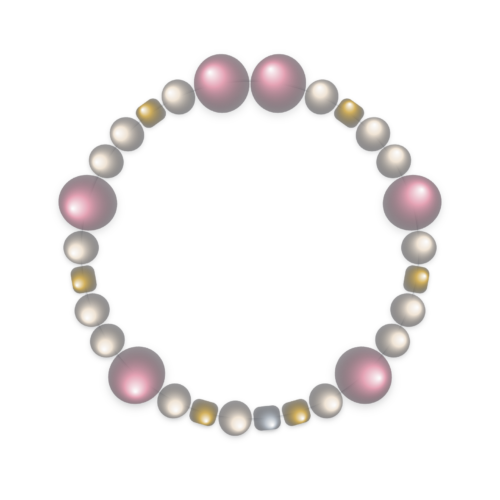 Romantic Shell Pearl & Peach Rose Quartz Harmony Bracelet – 5E2A3F